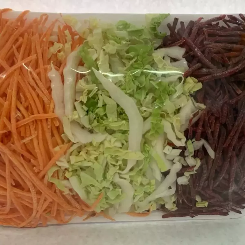 Salada Cenoura, beterraba e Acelga