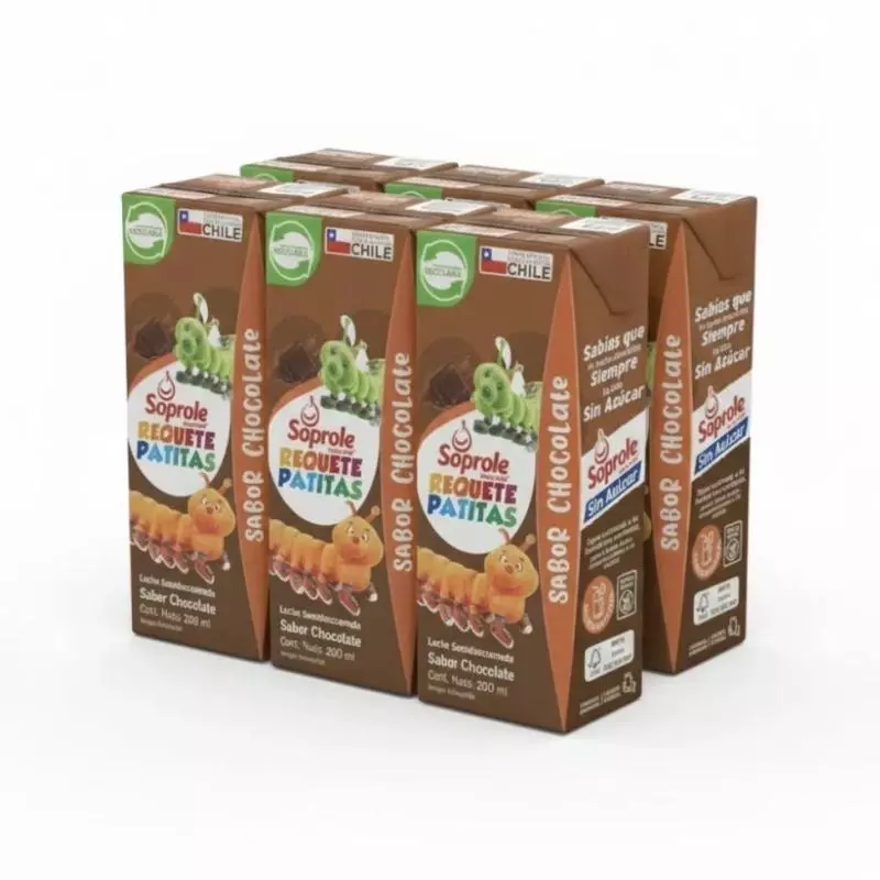 Pack leche Soprole chocolate