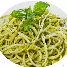 TALLARINES AL PESTO ( SPAGUETTI)