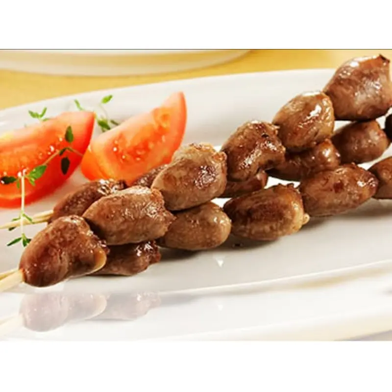 Espetinho de Coração de Frango