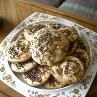 Galleta de vainilla chips