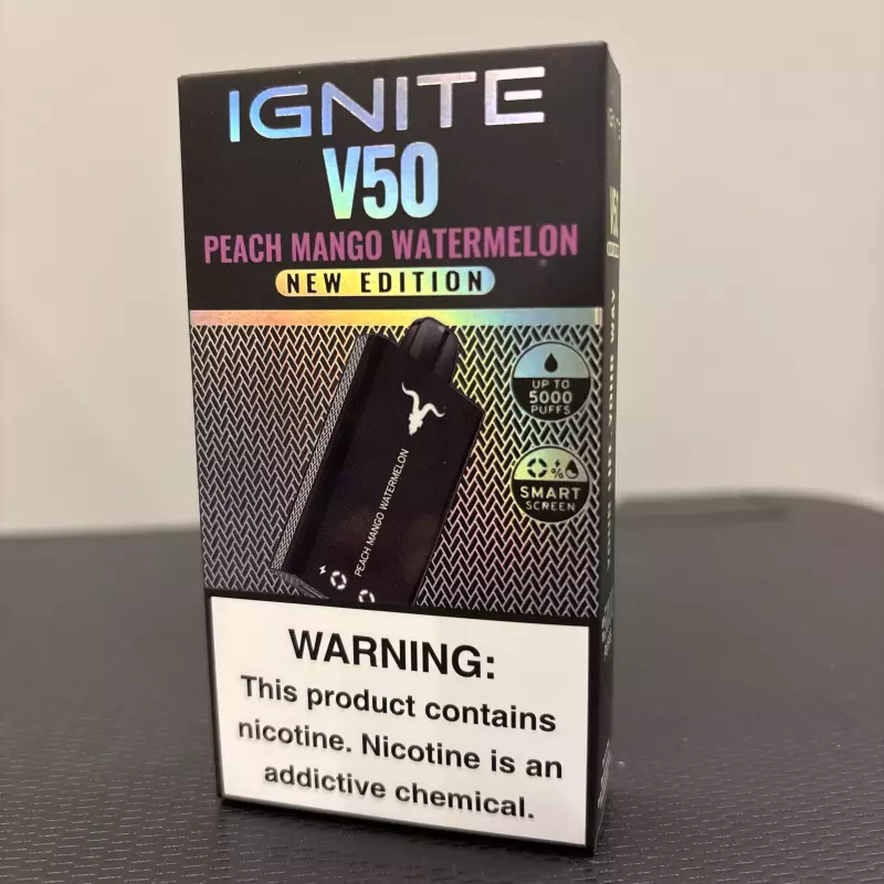 IGNITE V50  Pêssego manga e melancia