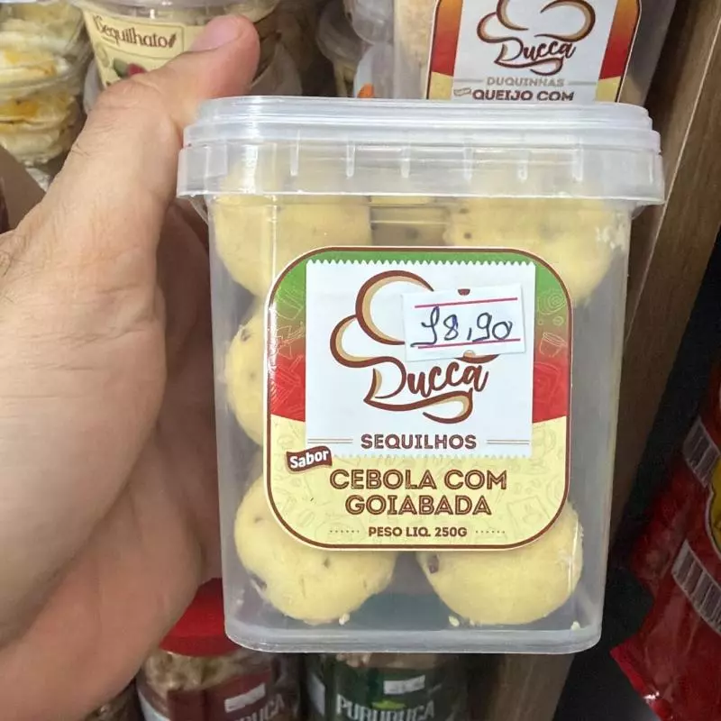 Sequilho Cebola com Goiabada