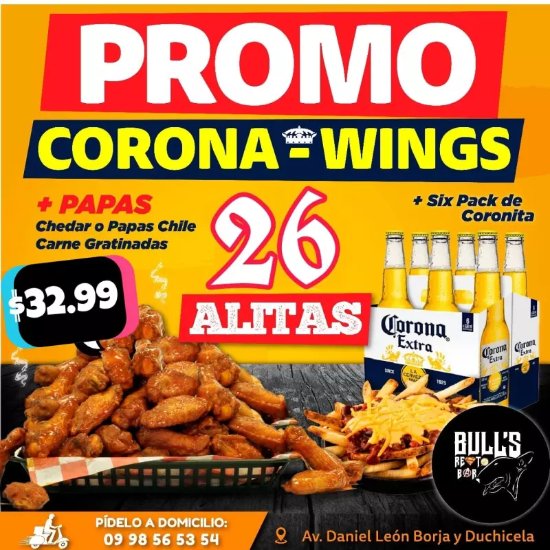 PROMO CORONA GRANDES-WINGS