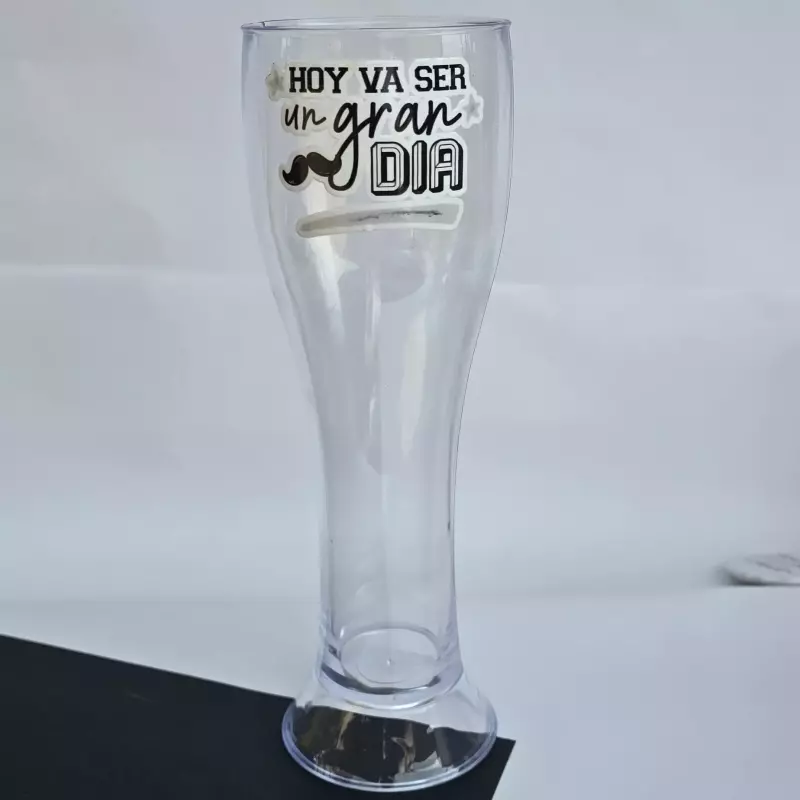 Vaso Cervecero plástico hombre