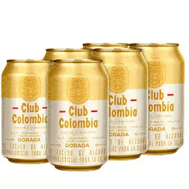 CERVEZA CLUB DORADA LATA X 6 UNID