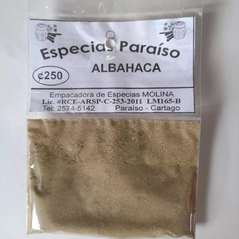 ALBAHACA EN  POLVO