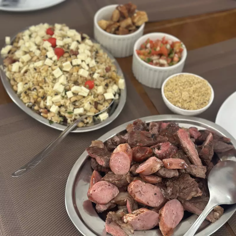 BAIÃO DE DOIS C/CHURRASCO MÉDIO