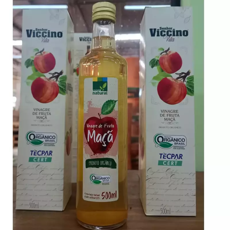VINAGRE DE MAÇÃ ORG. 500ml