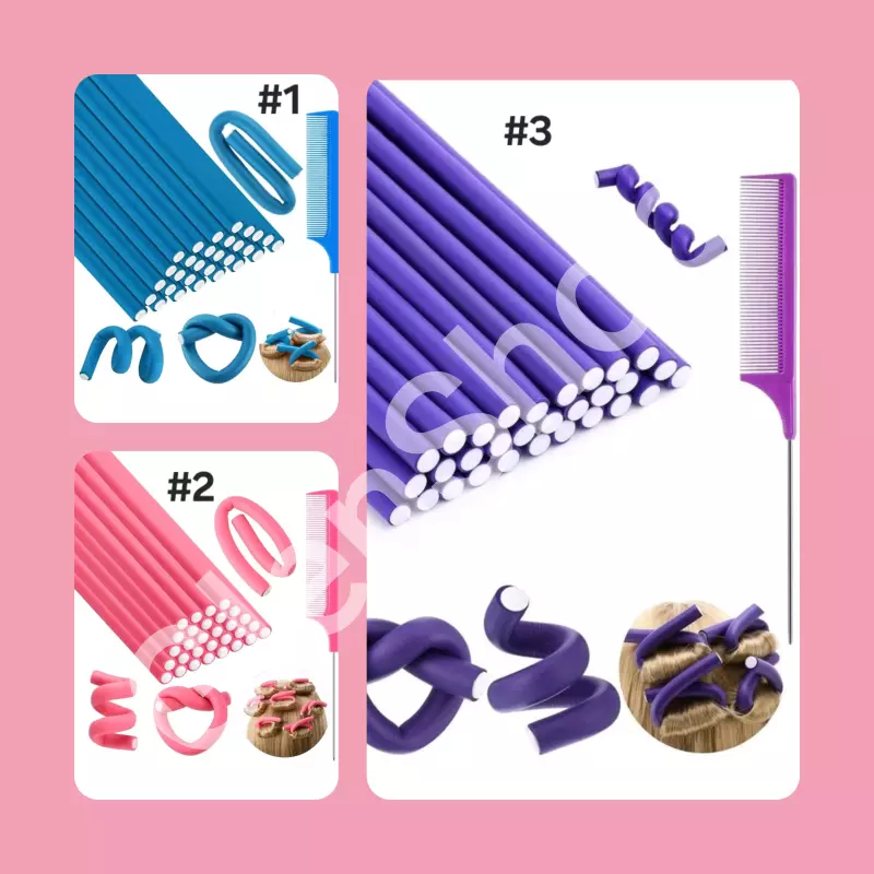 Set de 20 varillas rizadoras