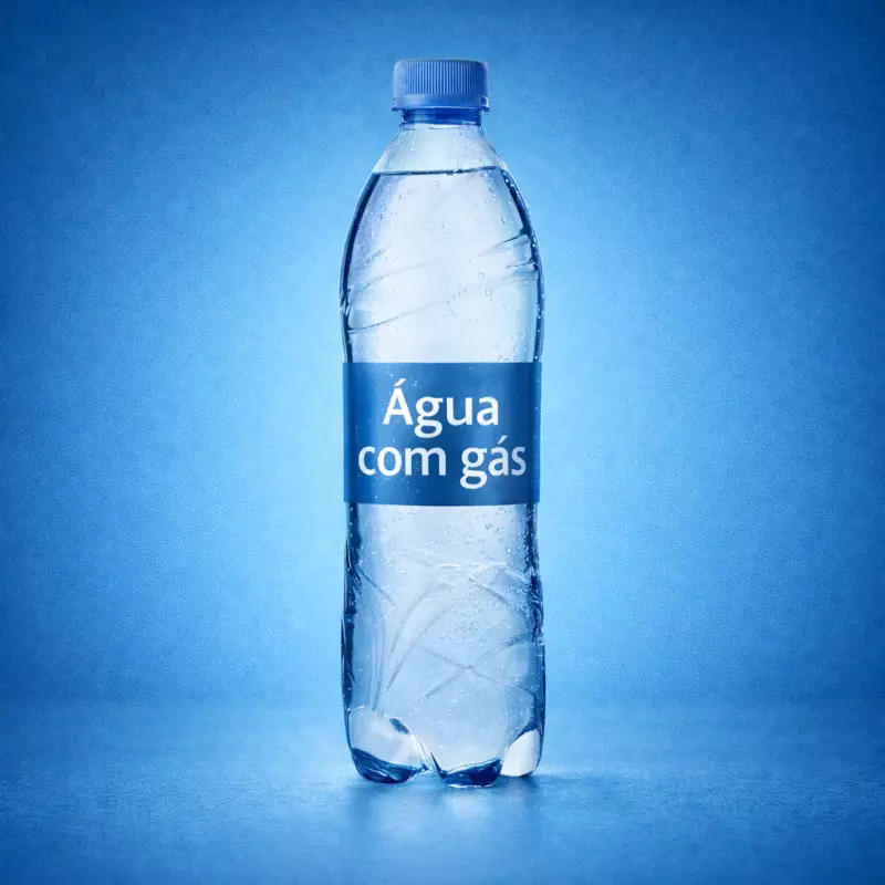 Água mineral com gás 500ml