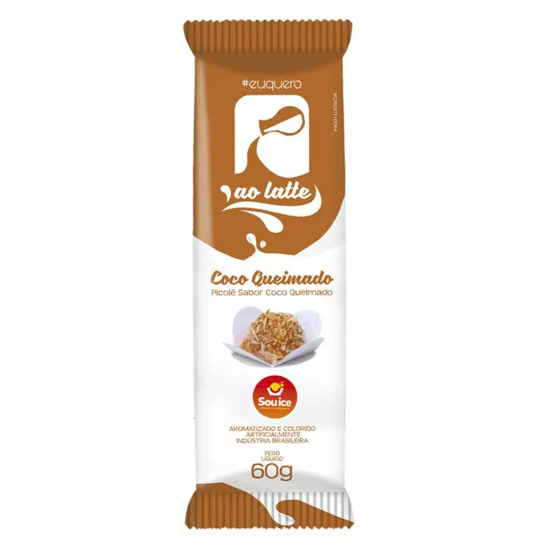 Picolé Coco Queimado