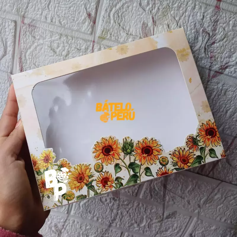 Caja girasol X12 chocotejas