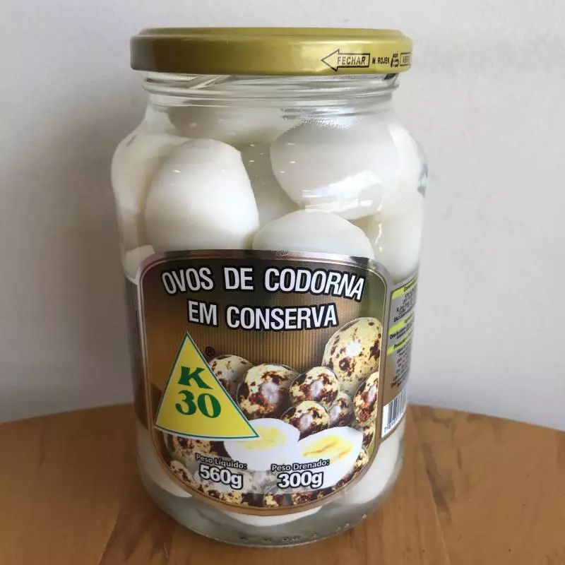Ovo de Codorna Conserva 560gr