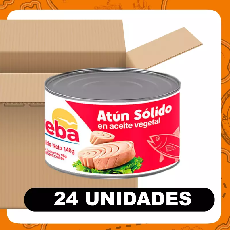 Bulto Eveba Atún Vegetal 140g