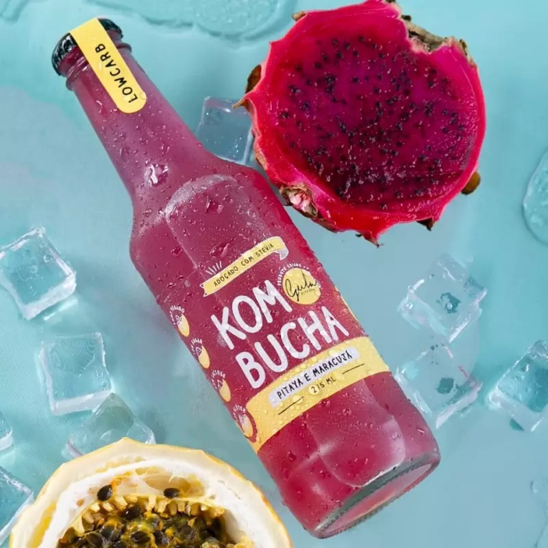 kombucha  pitaya c/ maracuja 280ml
