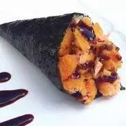 Temaki  de Salmão Empanado