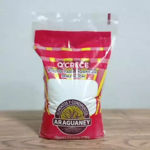 Polvo de hornear Araguaney 1kg