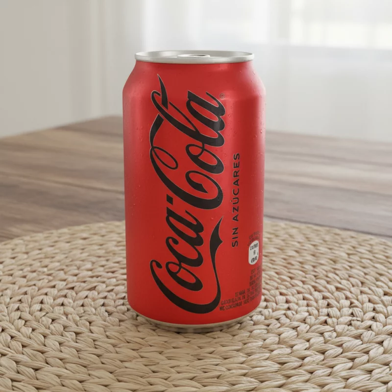 Coca en lata  ( cero )