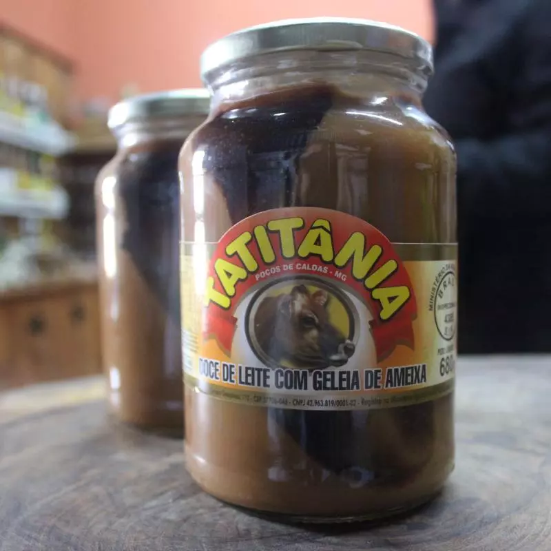 Doce de Leite com Geleia de Ameixa