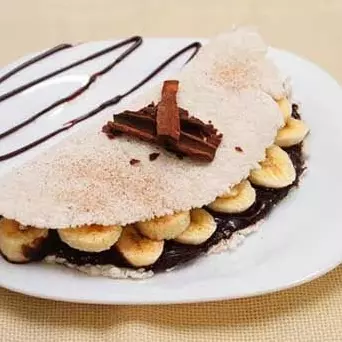 Brigadeiro com Banana.