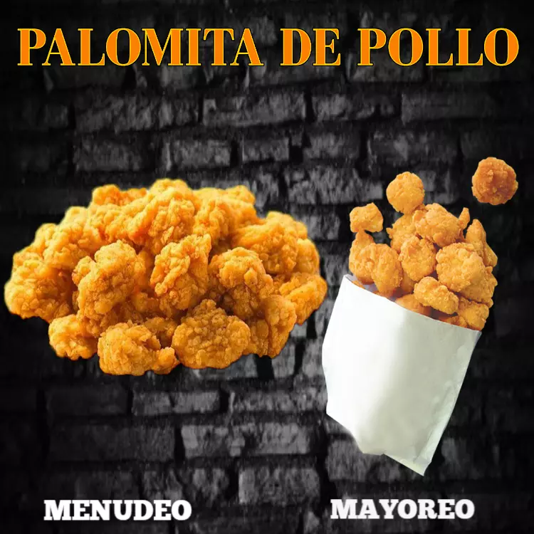 Palomita importada de pollo