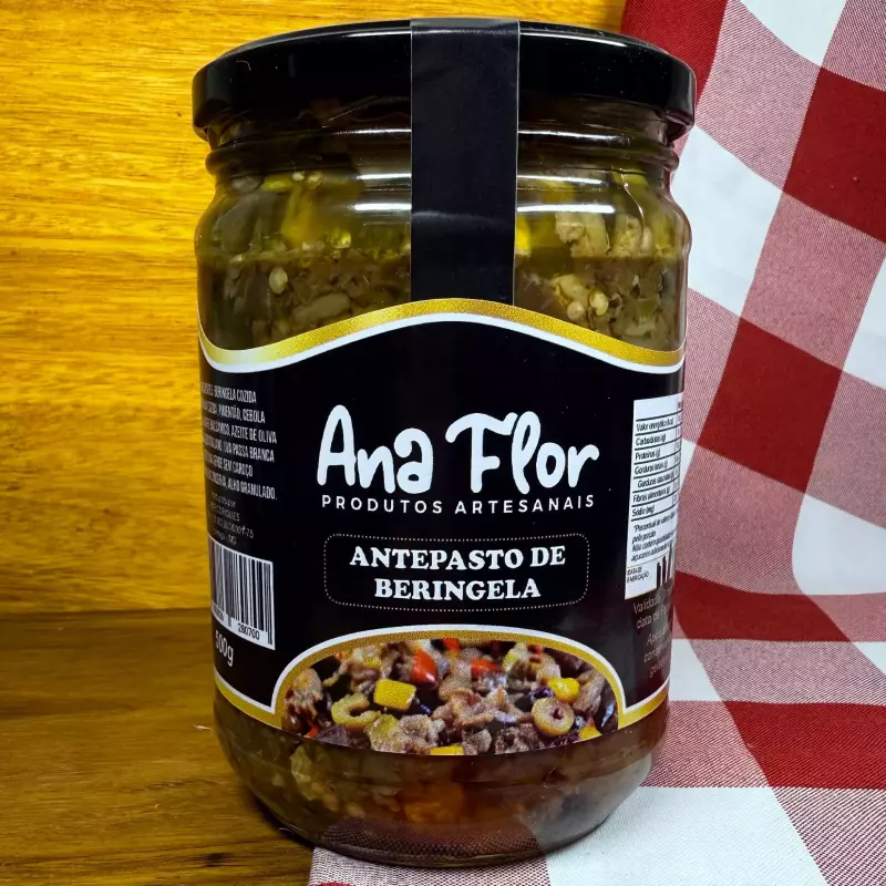 Antepasto de Beringela 500 ml.🍆