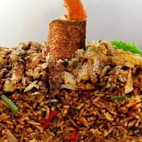 Arroz con Pulpa de Cangrejos