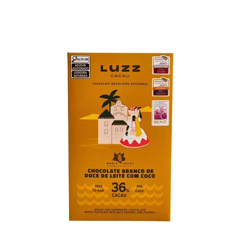 Chocolate Luzz75g Doce de Leite Coco