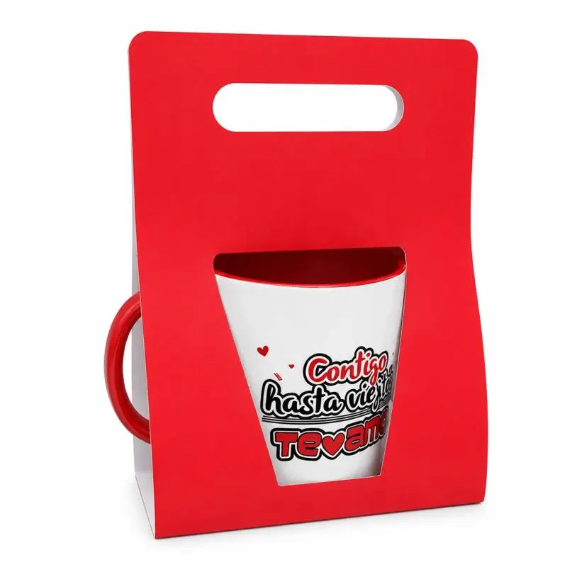 Bolsa mug roja