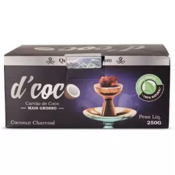 Carvão D' Coco 250g
