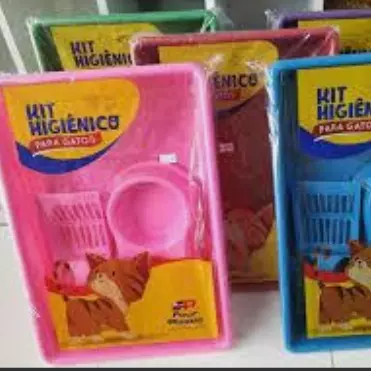 Kit higiênico pra gato