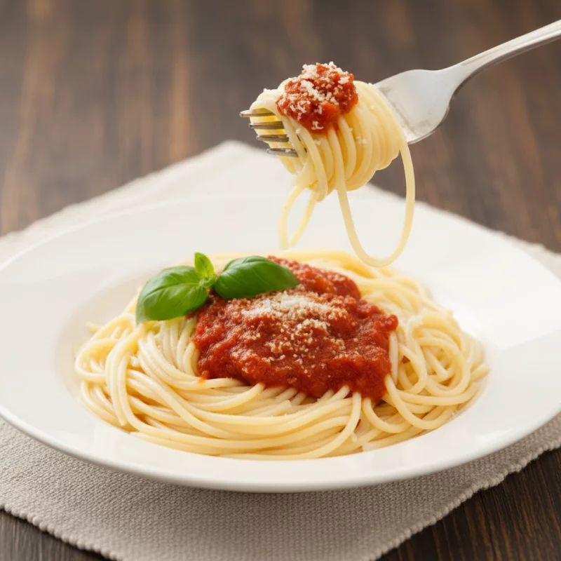 SPAGHETTI AO MOLHO POMODORO