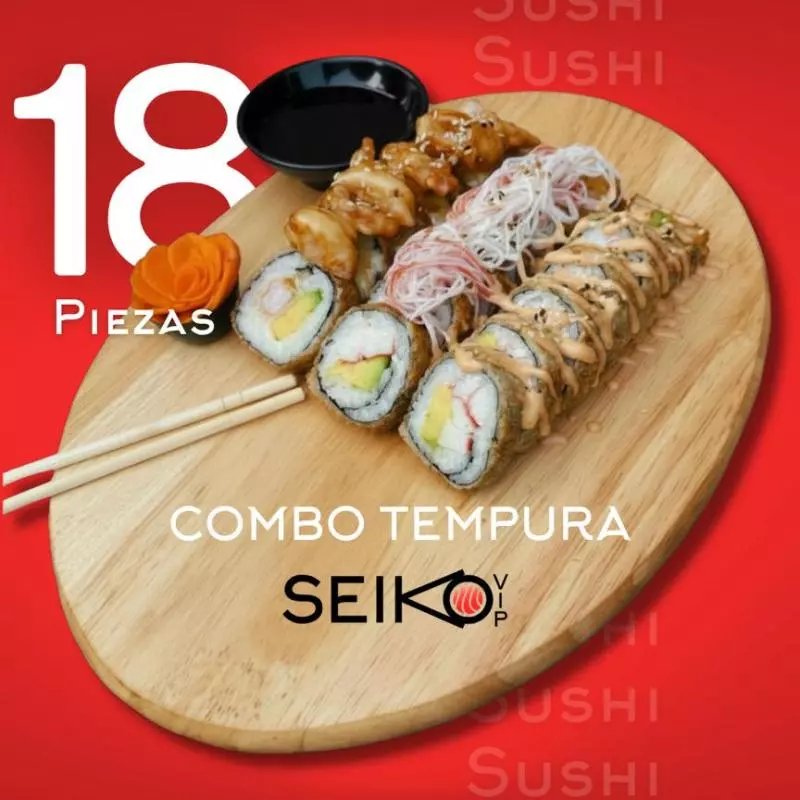 Medio Combo Tempura 18 PIEZAS