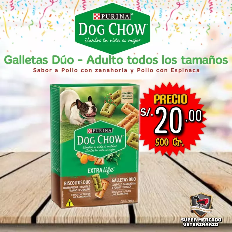 DOG CHOW Duo 500 GR Todas Razas