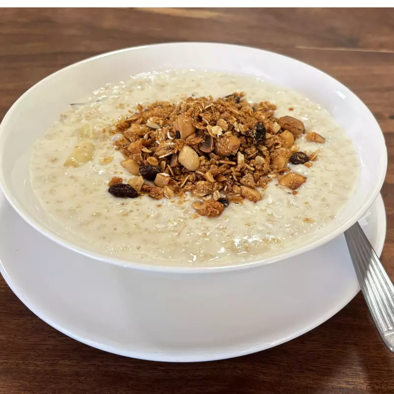 AVENA CON PLÁTANO Y NUEZ