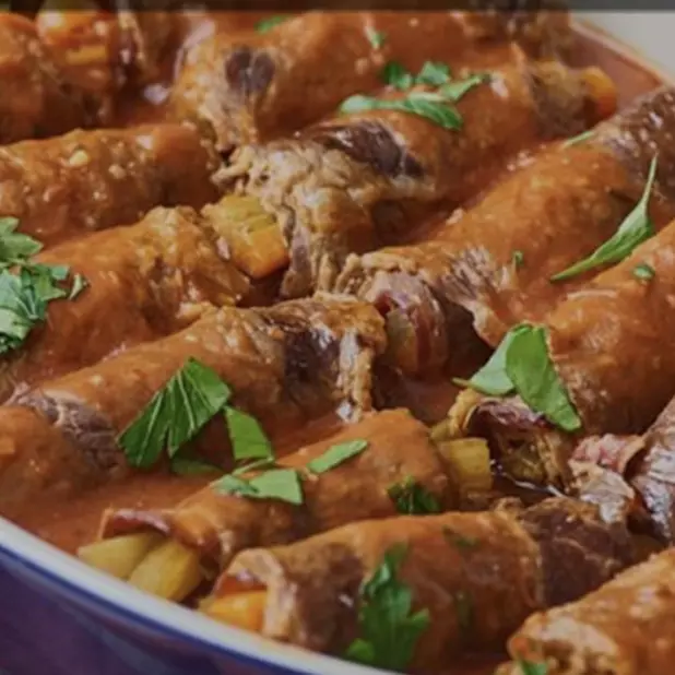 750g braxola com guarnição