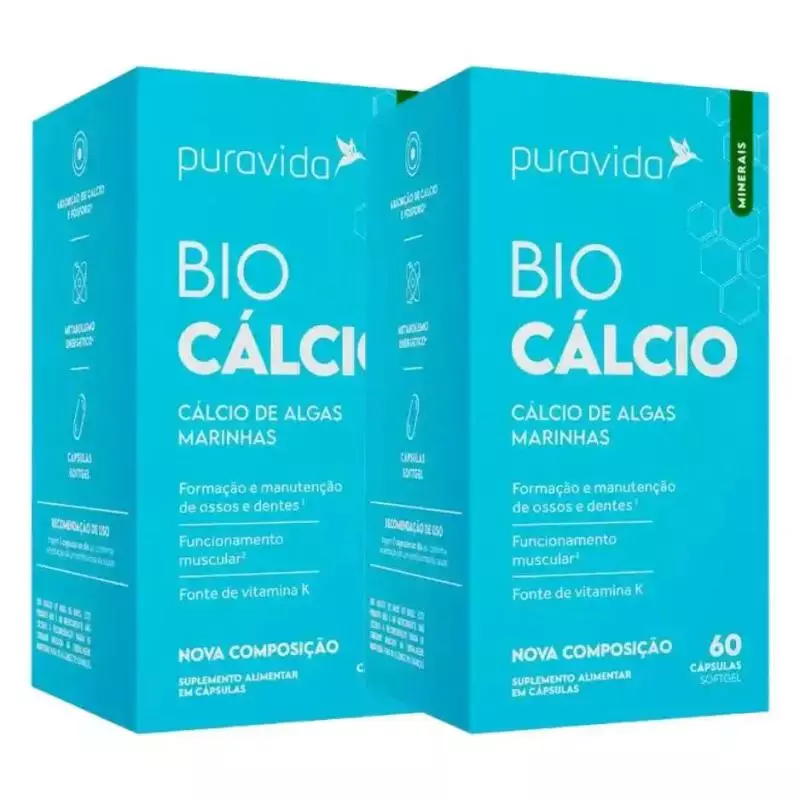 Bio Cálcio Pura Vida 60 Cap