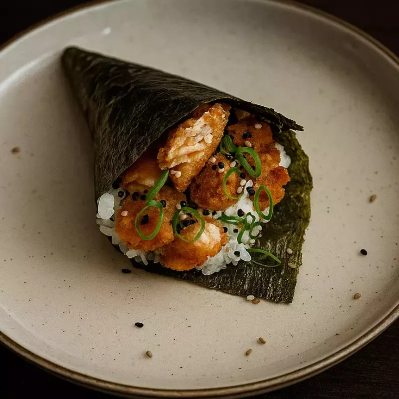 Temaki Salmão Empanado