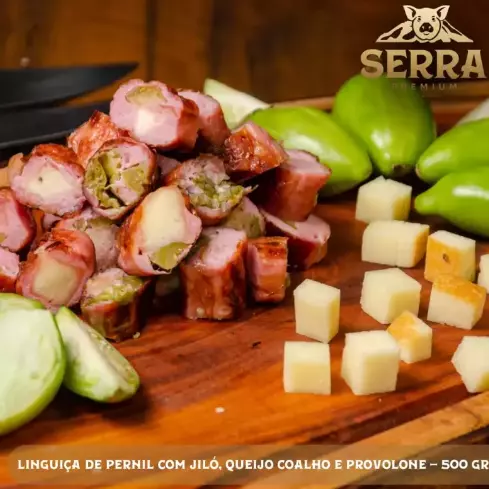 Linguiça De Jiló Com Queijo