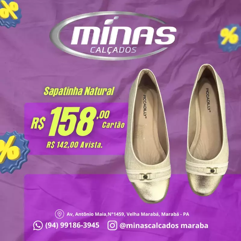 Sapatinha Natural RF:250240