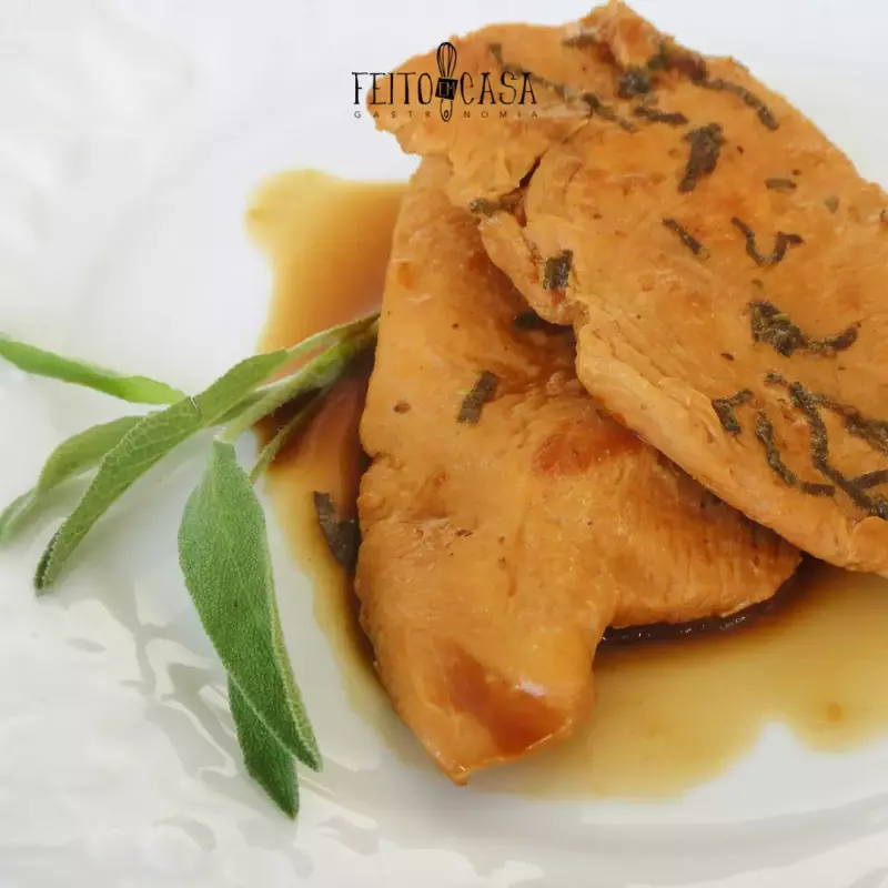 Frango com sálvia