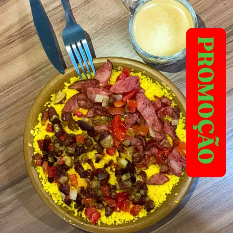 CUSCUZ SOLTINHO + CAPPUCCINO