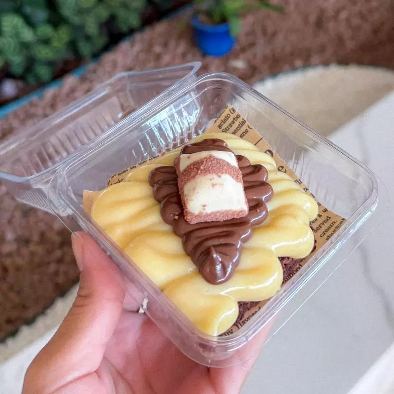 Brownie recheado ninho e nutella