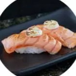 Nigiri flambado