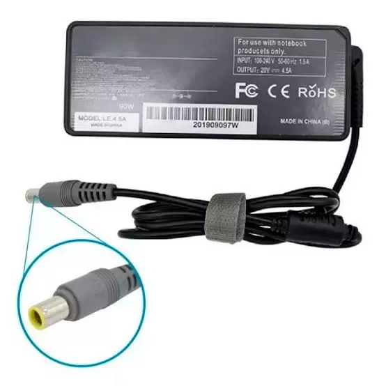 Cargador Lenovo pin central