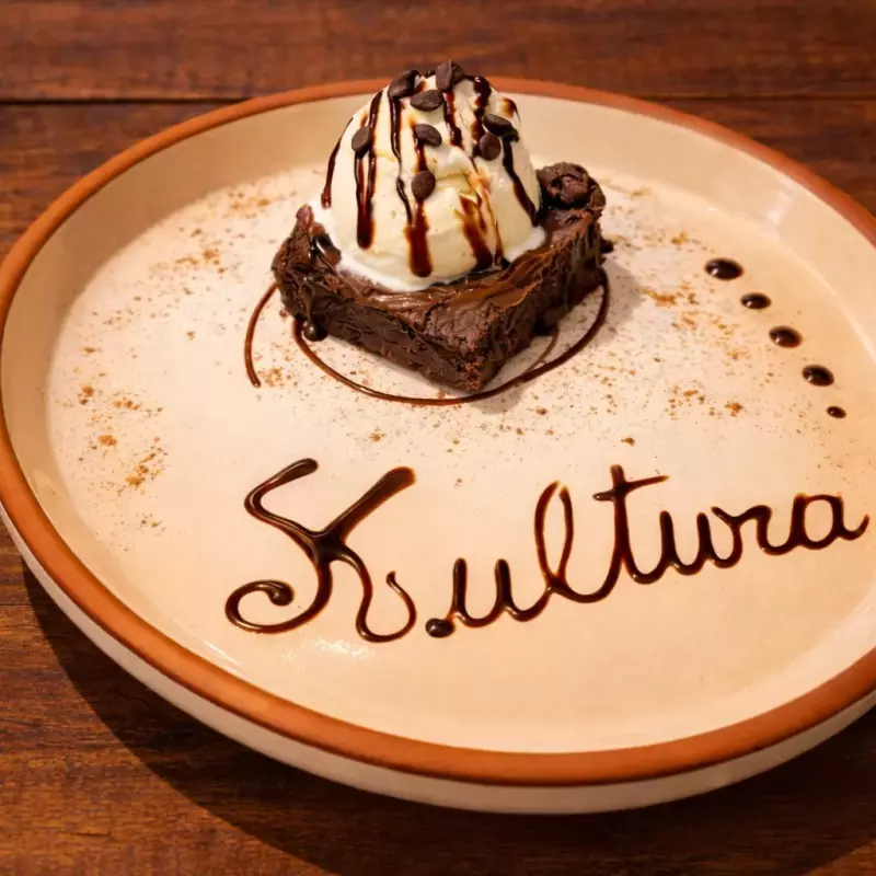 Brownie con helado