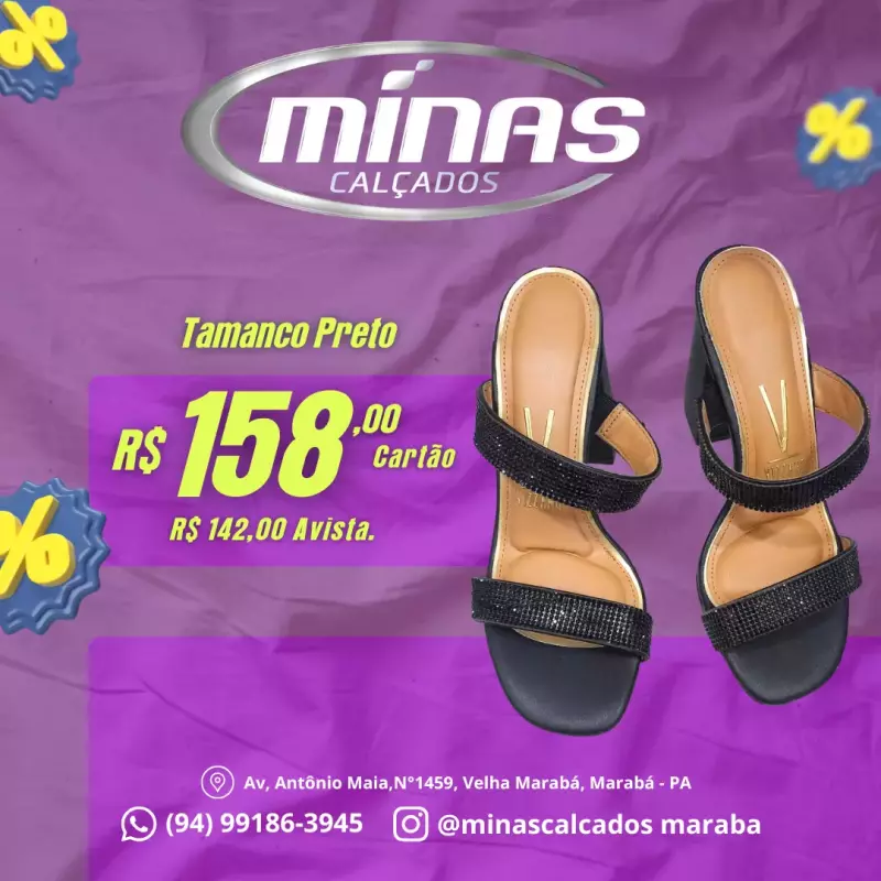 Tamanco Preto RF:6409210