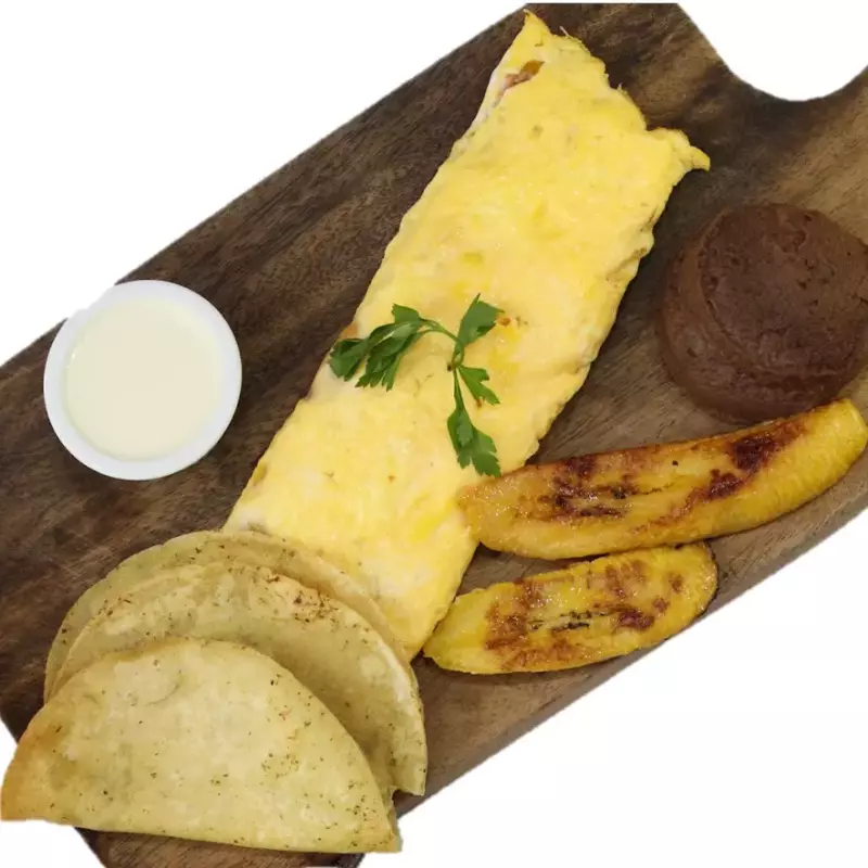 Omelette Jamón y Queso