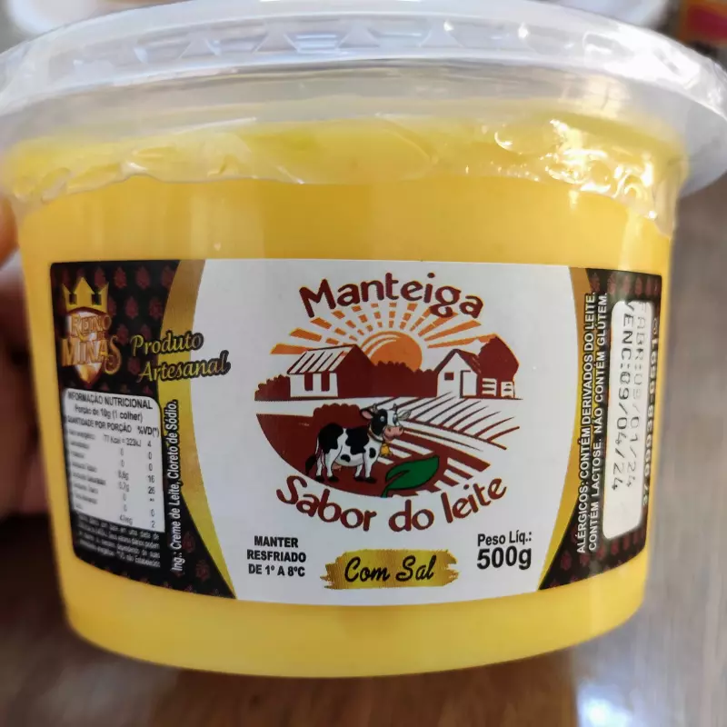 Manteiga caseira ±500g